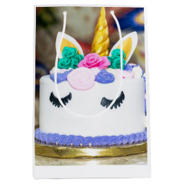 Bolsa de regalo media para el pastel de cumpleaños