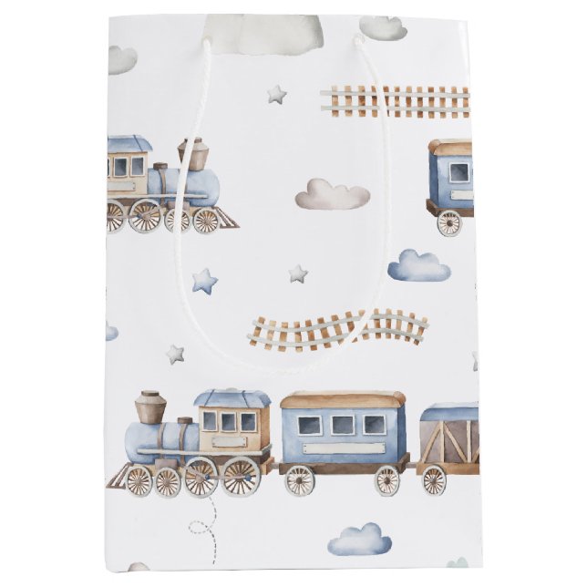 Bolsa de regalo media para la ducha de bebé de tre