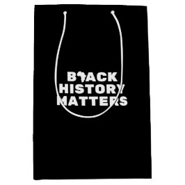 Bolsa de regalo media para la historia negra