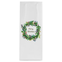 Bolsa de regalo media para la Navidad Feliz Navida