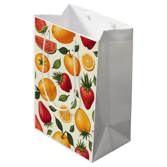 Bolsa de regalo media para varios frutos (Angulo reverso)