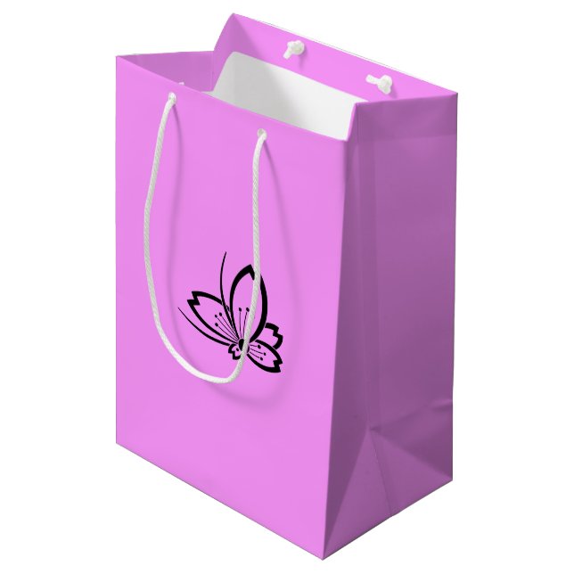BOLSA DE REGALO MEDIANA 中 陰 桜 飛 び 蝶 (Angulo Anverso)
