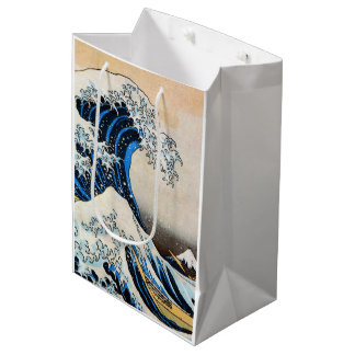 Bolsa De Regalo Mediana 神奈川沖浪裏, gran onda del 北斎, Hokusai, Ukiyo-e