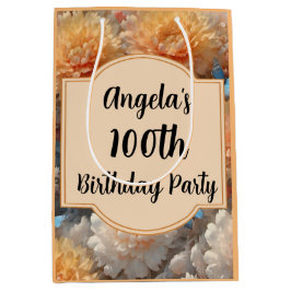 Bolsa De Regalo Mediana 100.ª fiesta de cumpleaños