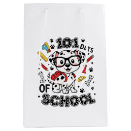 Bolsa De Regalo Mediana 101 Days of School Dalmatian Puppy