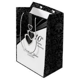 Bolsa De Regalo Mediana 10.º Aniversario del Boda Onyx -