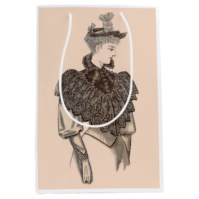 Bolsa De Regalo Mediana 1897 Mujer victoriana (Anverso)