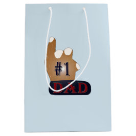 Bolsa De Regalo Mediana #1 Dad Ebony Teak