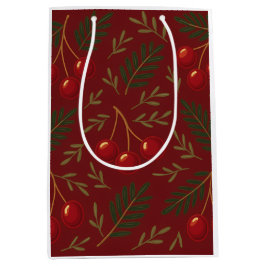 Bolsa De Regalo Mediana 🎄 1. Sweet Cherry Holiday Charm Collection