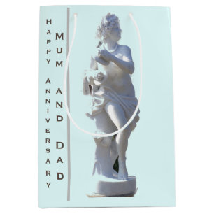 Bolsa De Regalo Mediana 27.º aniversario Escultura editable