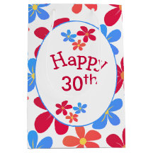 30.º Cumpleaños Daisies En Blanco