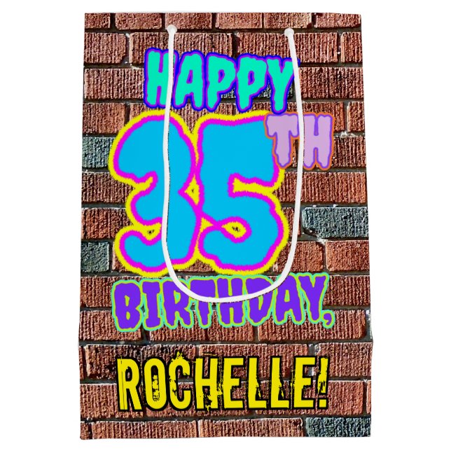 Bolsa De Regalo Mediana 35 Aniversario de la muerte: Graffiti urbano inspi (Reverso)