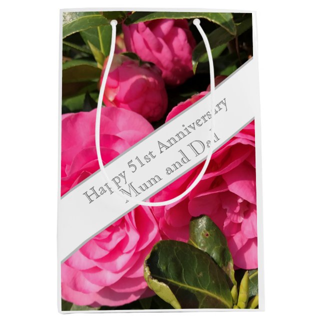 Bolsa De Regalo Mediana 51.º Aniversario Boda (Anverso)