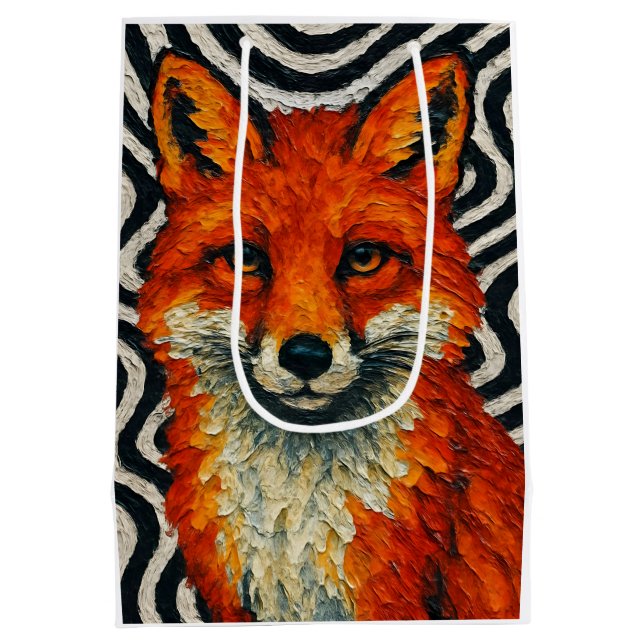 Bolsa De Regalo Mediana A beautiful red fox (Reverso)
