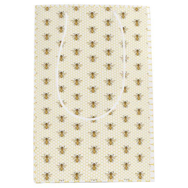 Bolsa De Regalo Mediana A little Honey Is On The Way Baby Shower (Anverso)