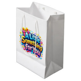 Bolsa De Regalo Mediana A Little Something for You – Cute Colorful Gift