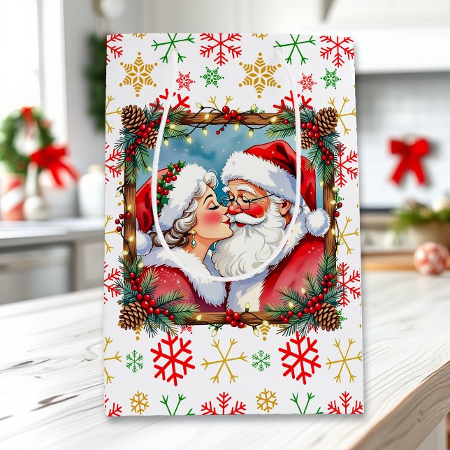 Bolsa De Regalo Mediana A Sweet Old-Fashioned Christmas | Mr and Mrs Claus (Subido por el creador)
