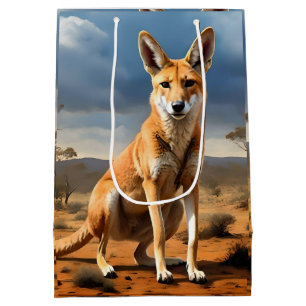 Bolsa De Regalo Mediana **"Abajo bajo la luz: El diseño de Kangaringo"**