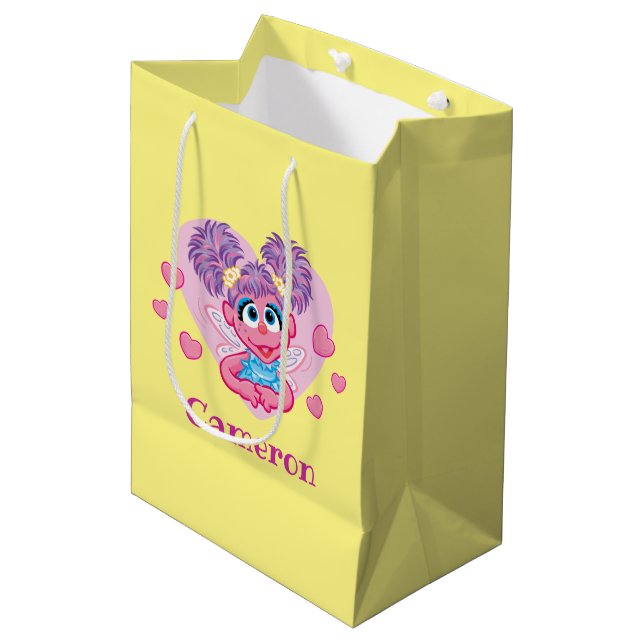 Bolsa De Regalo Mediana Abby Cadabby Valentine Hearts Graphic (Angulo Anverso)