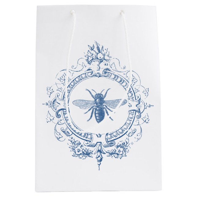 Bolsa De Regalo Mediana abeja de granja moderna (Anverso)