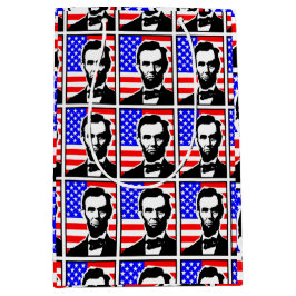 BOLSA DE REGALO MEDIANA ABRAHAM LINCOLN-UNION