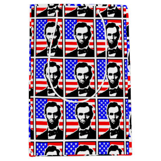 BOLSA DE REGALO MEDIANA ABRAHAM LINCOLN-UNION