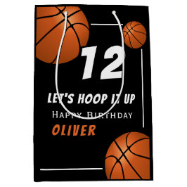 Bolsa De Regalo Mediana Abróchenlo básquetbol Deportivos Niños Cumpleaños