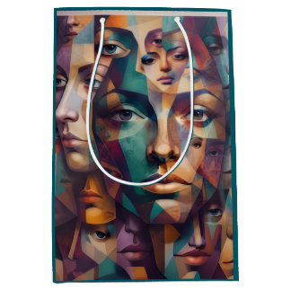 Bolsa De Regalo Mediana Abstract