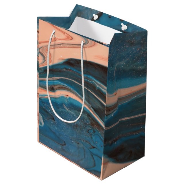 Bolsa De Regalo Mediana Abstract Wraps 17 Wrapping Paper (Angulo reverso)