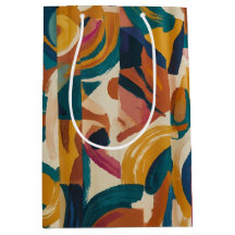 Bolsa de regalo mediana abstracta