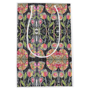 Bolsa De Regalo Mediana Abstracto Floral