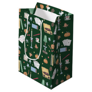 Bolsa De Regalo Mediana Academia Oscura Otoño Verde Melancólico