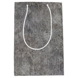 Bolsa De Regalo Mediana Acera gris resistida del cemento