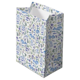 Bolsa De Regalo Mediana Acuarela moderna Sealife