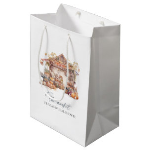 Bolsa De Regalo Mediana Acuarela, recién llegada al mercado despedida de s