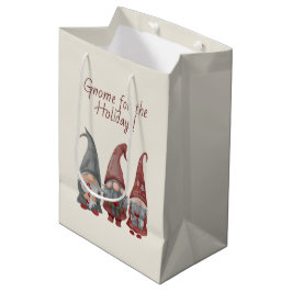 Bolsa De Regalo Mediana Adorables Navidades nómadas con alegría navideña