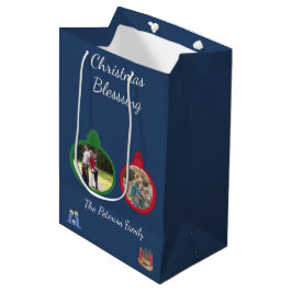 Bolsa De Regalo Mediana Adorno de Natividad de Bendición de Navidad Harmon