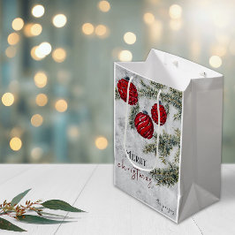Bolsa De Regalo Mediana Adornos de árbol de Navidad