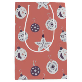 Bolsa De Regalo Mediana Adornos Navideños Modernos Boho Dreams