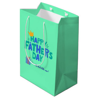 Bolsa De Regalo Mediana Aesthetic Happy Dather's Day Gift Bag