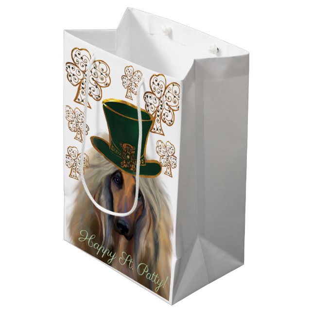 BOLSA DE REGALO MEDIANA AFGHAN HOUND (Angulo Anverso)