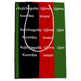 Bolsa De Regalo Mediana African Heritage Kwanzaa Nguzo Saba Principles