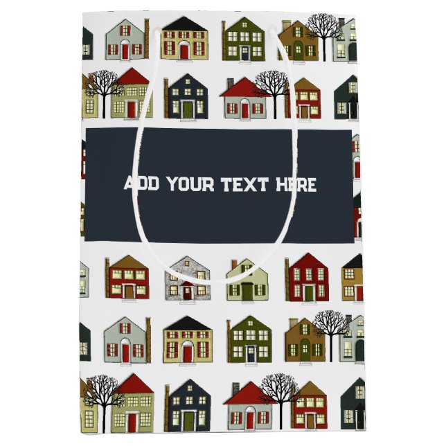 Bolsa De Regalo Mediana Agente inmobiliario (Anverso)