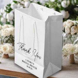 Bolsa De Regalo Mediana Agradecimiento para Despedida de Soltera Minimalis
