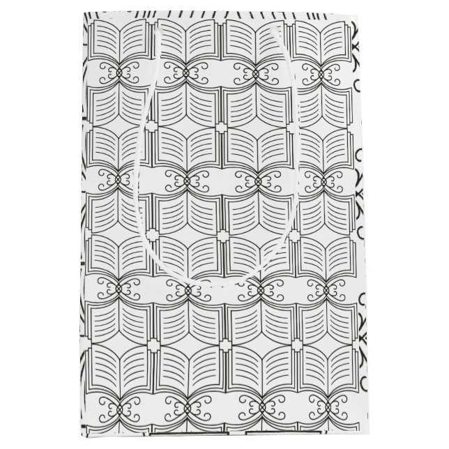 Bolsa De Regalo Mediana Ajuste de regalo de biblioteca (Anverso)