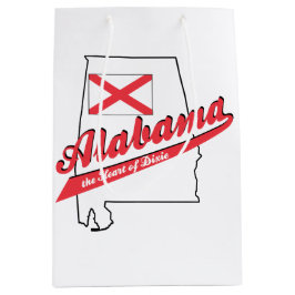 Bolsa De Regalo Mediana Alabama Corazón de Dixie