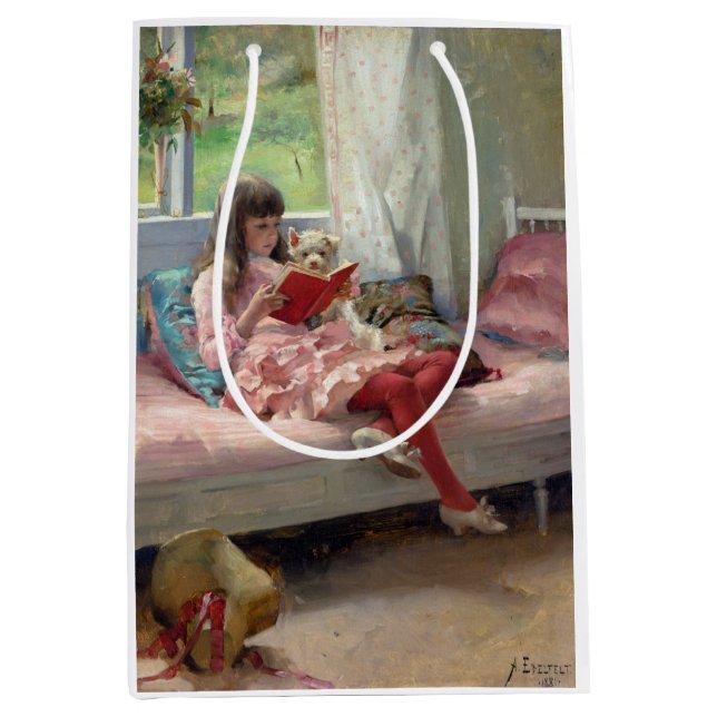 Bolsa De Regalo Mediana Albert Edelfelt - Buenos amigos (Anverso)