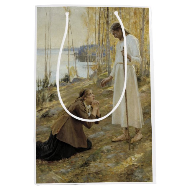 Bolsa De Regalo Mediana Albert Edelfelt - Cristo y María Magdalena (Anverso)