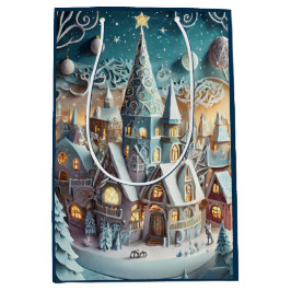 Bolsa De Regalo Mediana Aldea de los navidades