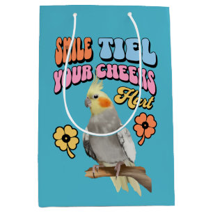 Bolsa De Regalo Mediana Alegre loro de Cockatiel